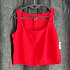 Old Navy Bright Red Camisole Top